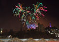 Fireworks Calton Hill 30th December 2014