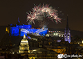 Edinburgh Military Tattoo fireworks from Arthur Seat 17th August 2017