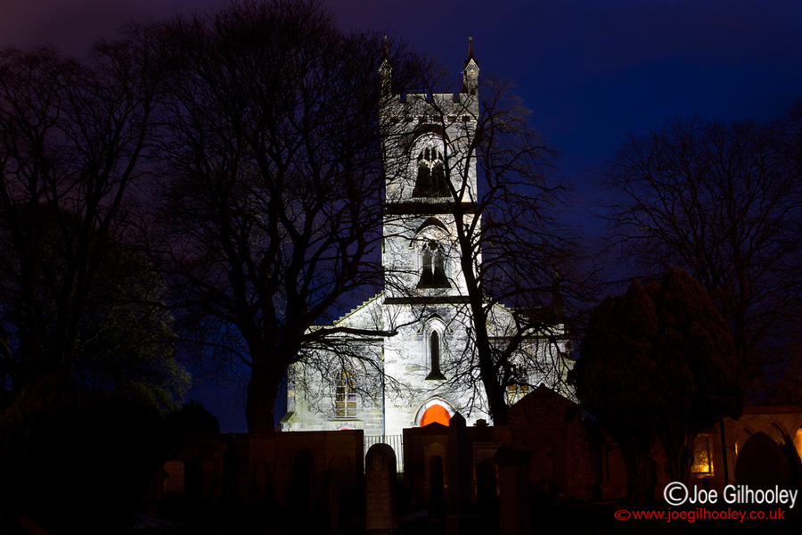 Liberton Kirk by night