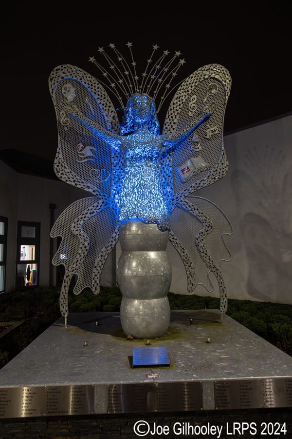 Loanhead Centre - Paradykes School Butterfly Statue