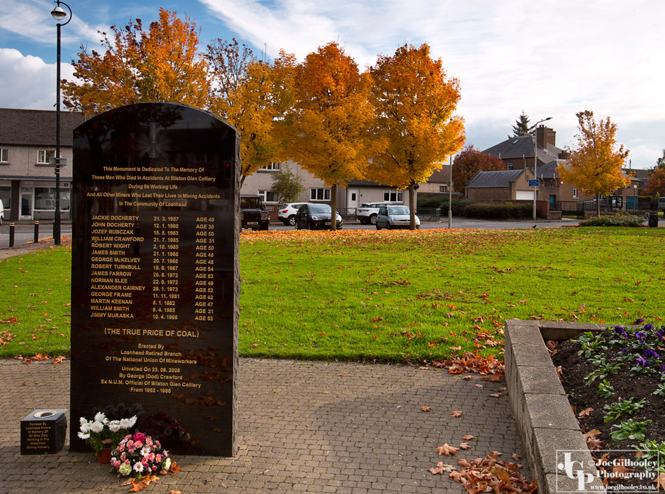 Joe Gilhooley Photography Loanhead Mining Memorial