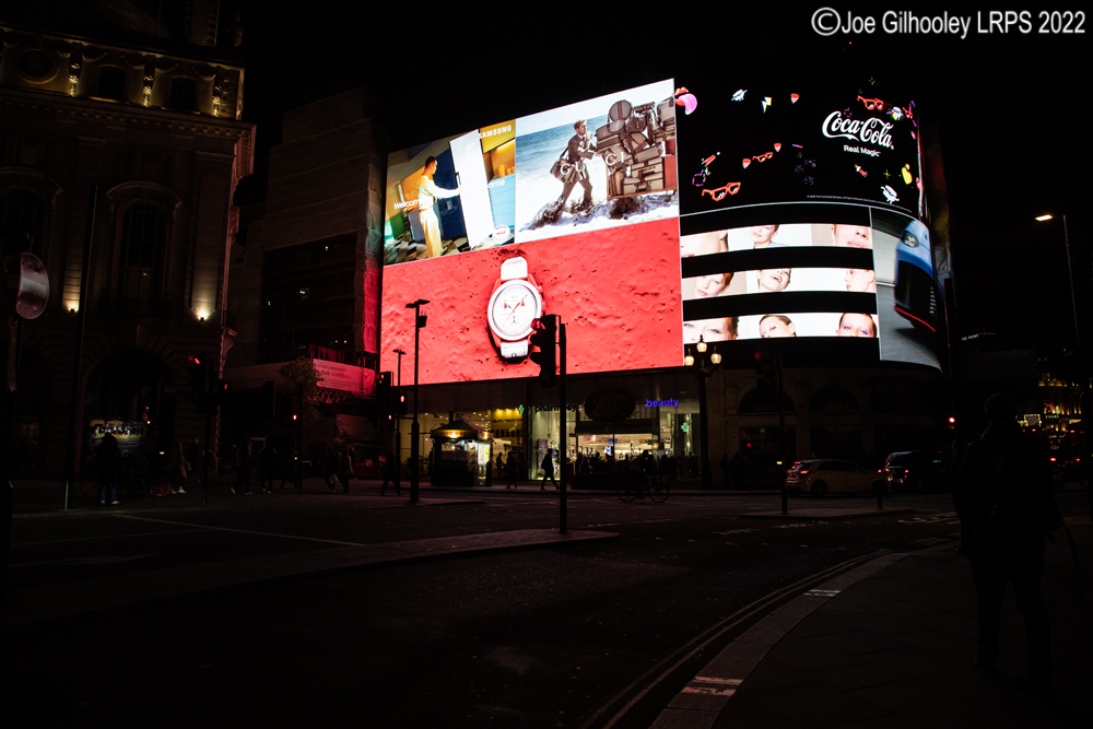 Piccadilly Circus by Night