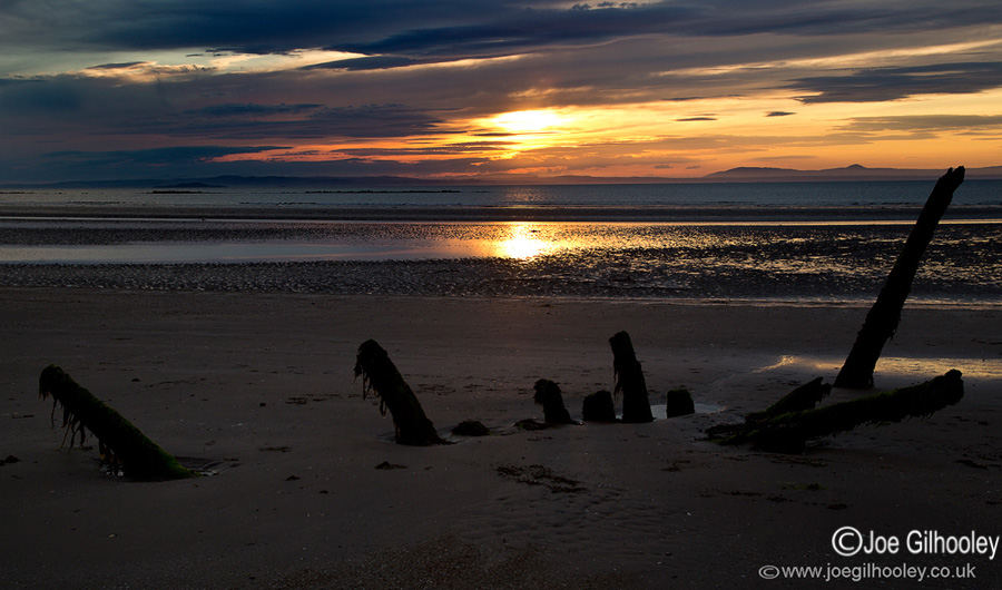 Longniddry Bents Beach Sunset 