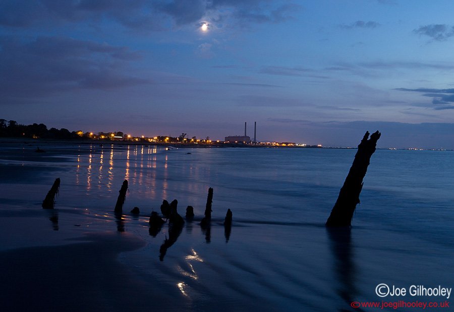 Longniddry Beach at Twilight