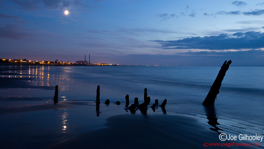 Longniddry Beach at Twilight