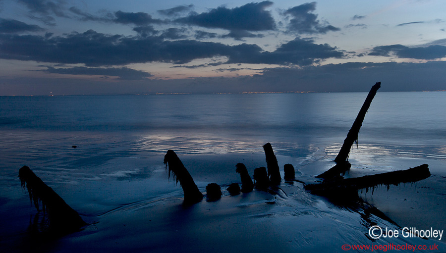 Longniddry Beach at Twilight