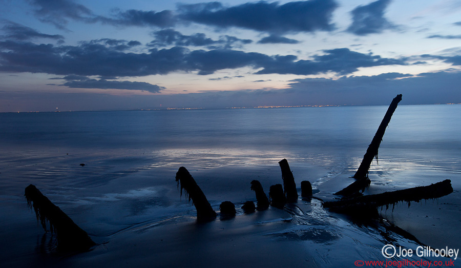 Longniddry Beach at Twilight