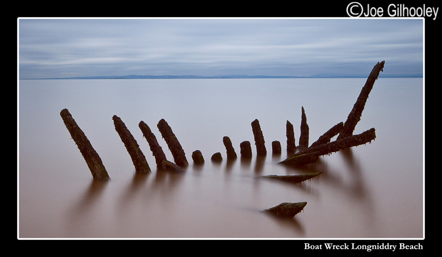Boat Wreck Longniddry Bay - 23rd September 2013