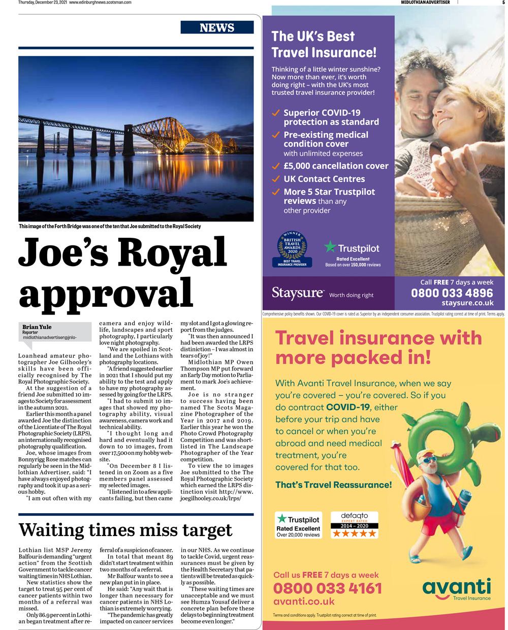 Midlothian Adertiser Newspaper published 23rd December 2021 Midlothian Adertiser Newspaper published 23rd December 2021