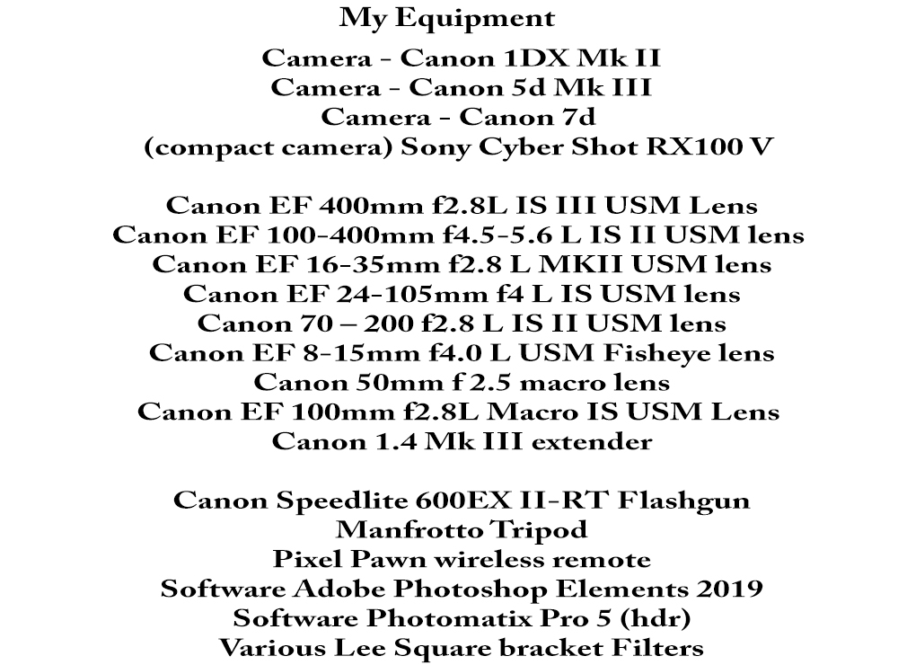 My Camera Equipment