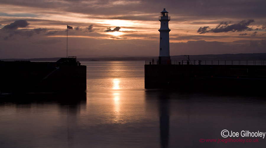 Newhaven Harbour Sunset