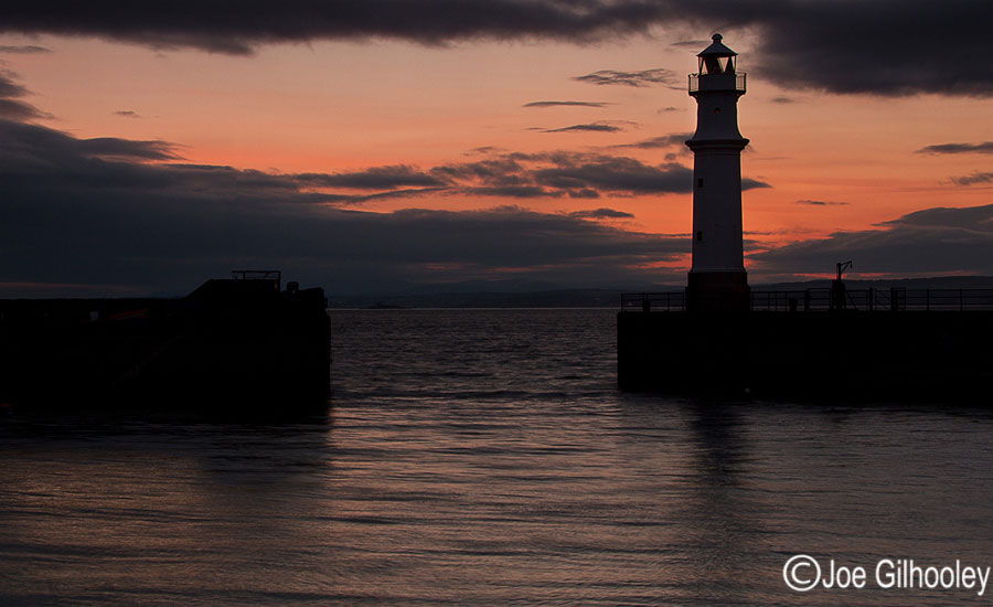 Sunset at Newhaven Harbour