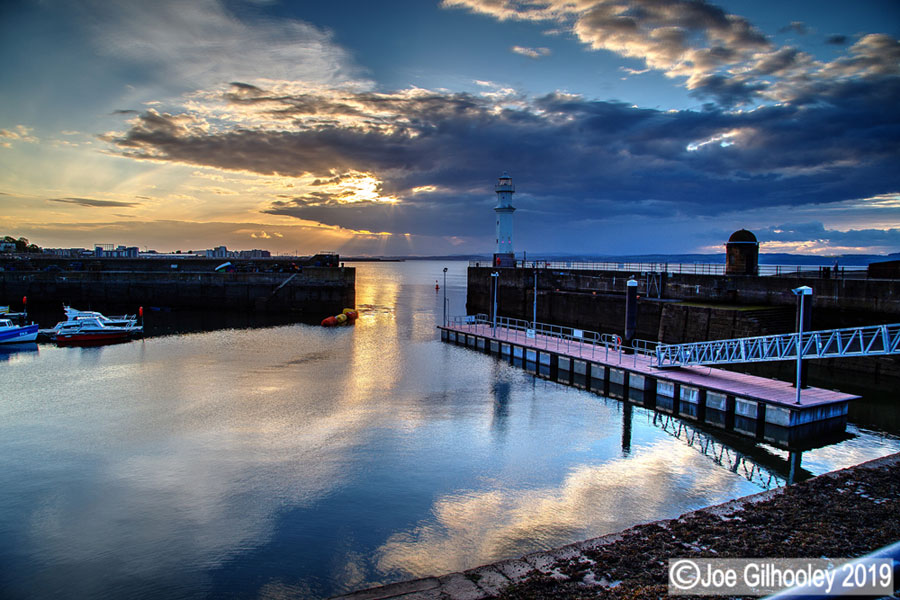 Newhaven Harbour Sunset