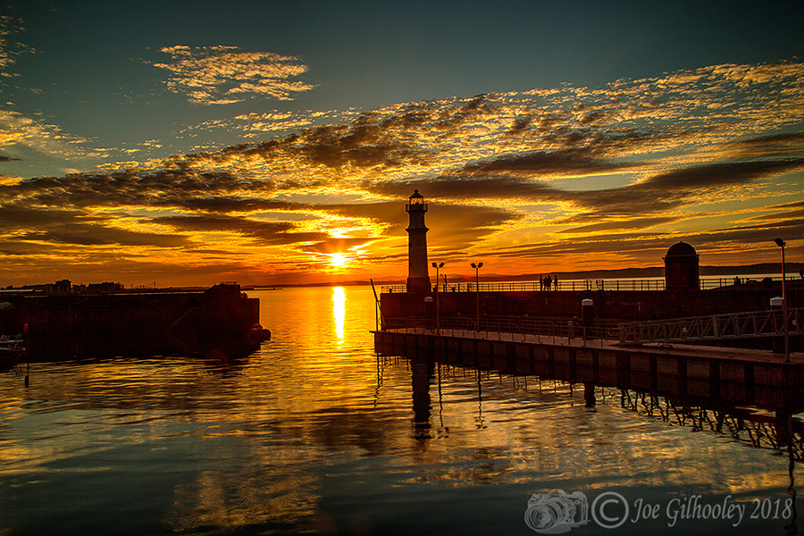 Newhaven Harbour Sunset