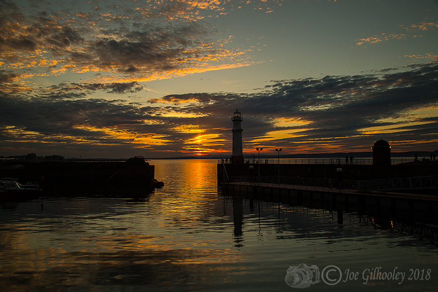 Newhaven Harbour Sunset