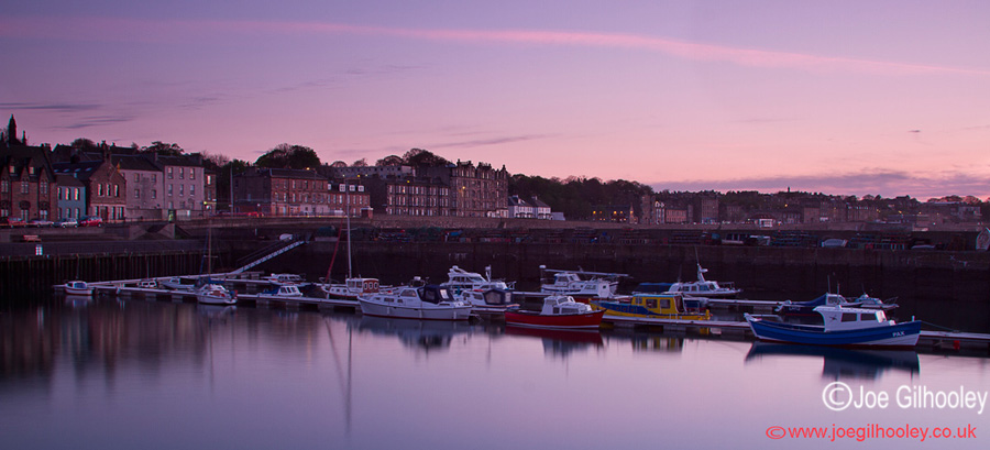 Sunset at Newhaven Harbour