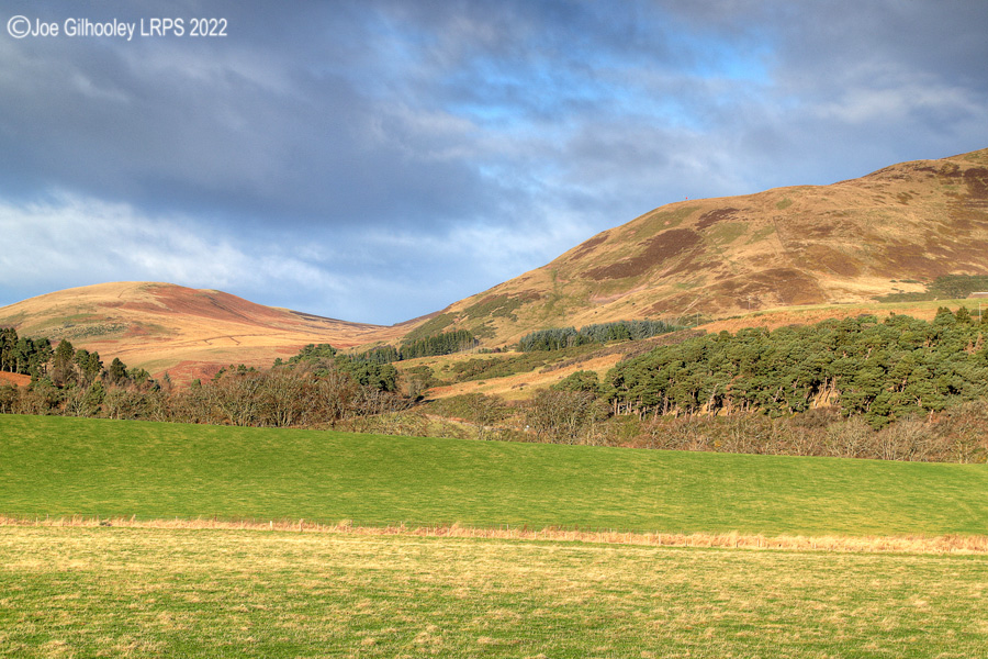 Castlelaw Hill in Pentland Hills
