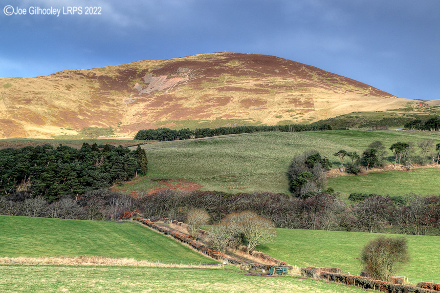 Castlelaw Hill in Pentland Hills