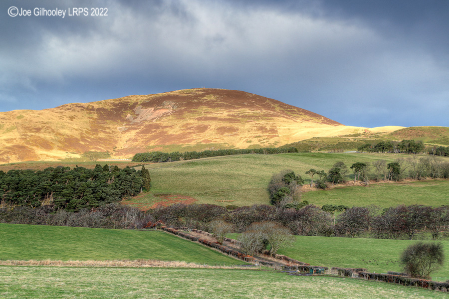 Castlelaw Hill in Pentland Hills