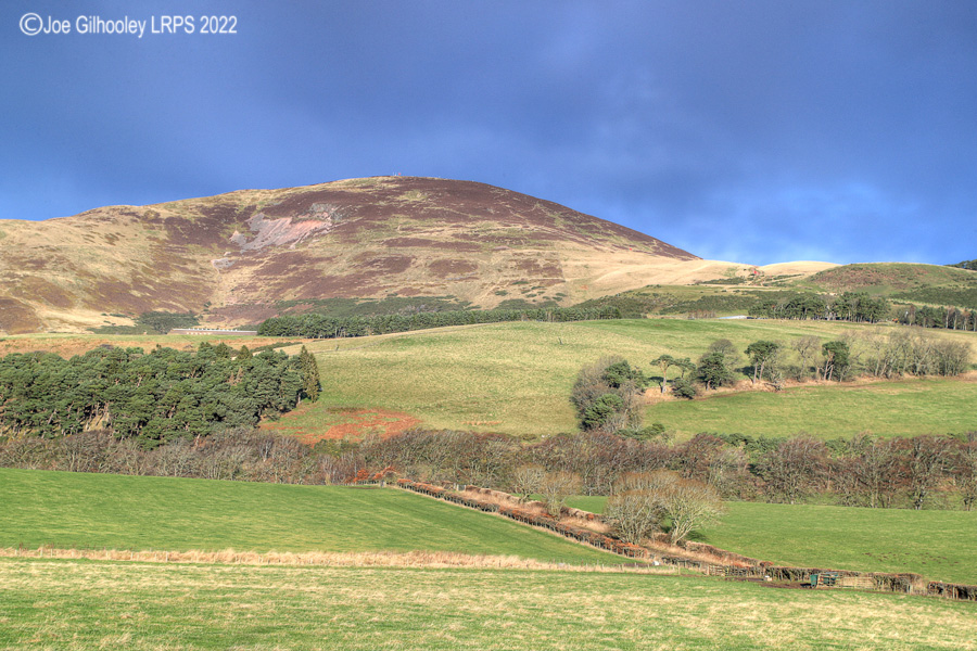 Castlelaw Hill in Pentland Hills