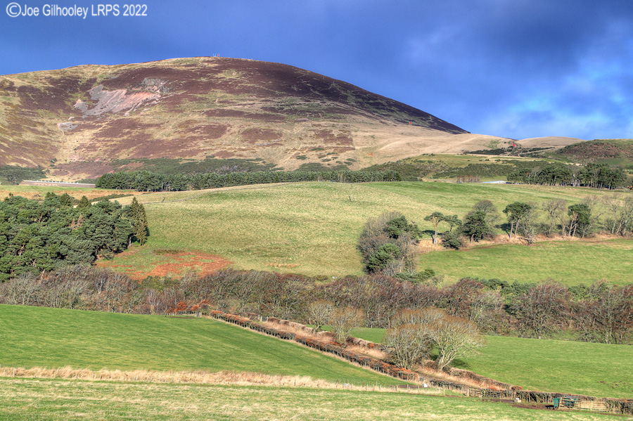 Castlelaw Hill in Pentland Hills