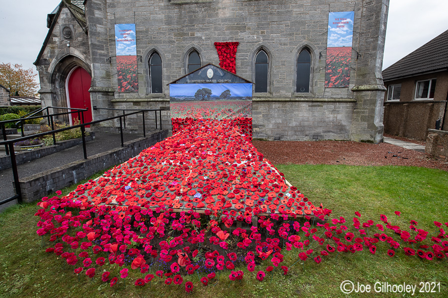 Poppies of Remembrance Loanhead Parish Church