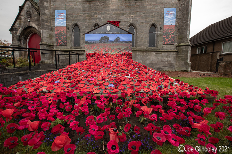 Poppies of Remembrance Loanhead Parish Church