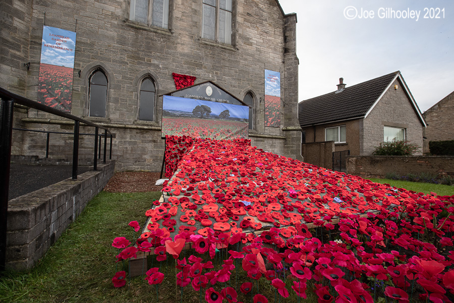 Poppies of Remembrance Loanhead Parish Church