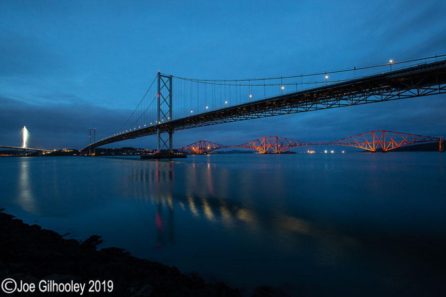 Forth Bridge, Forth Road Bridge & Queensferry Crossing