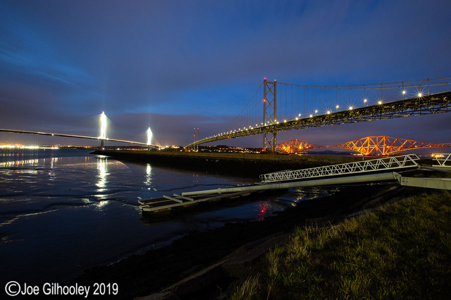 Forth Bridge, Forth Road Bridge & Queensferry Crossing