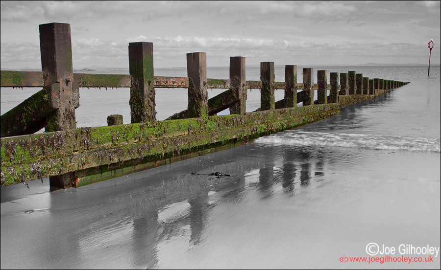 Tidal Barriers at Portobello Beach