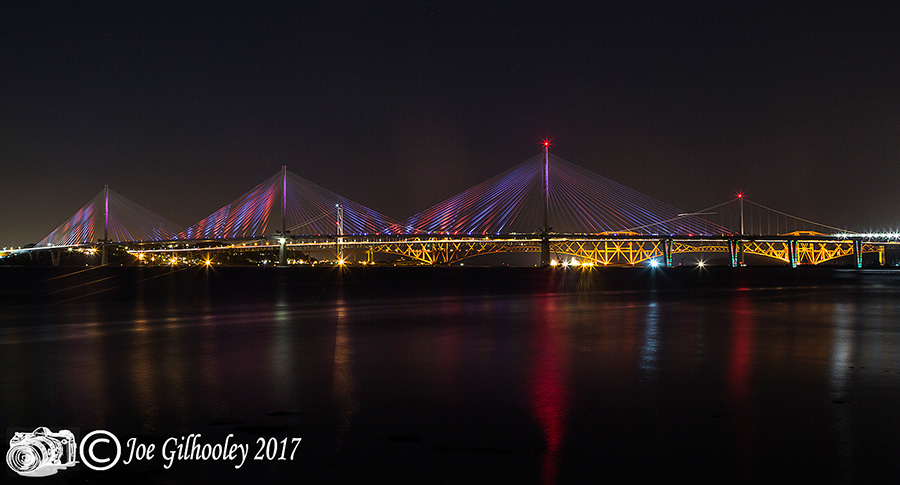 Opening of Queensferry Crossing - A Lightshow