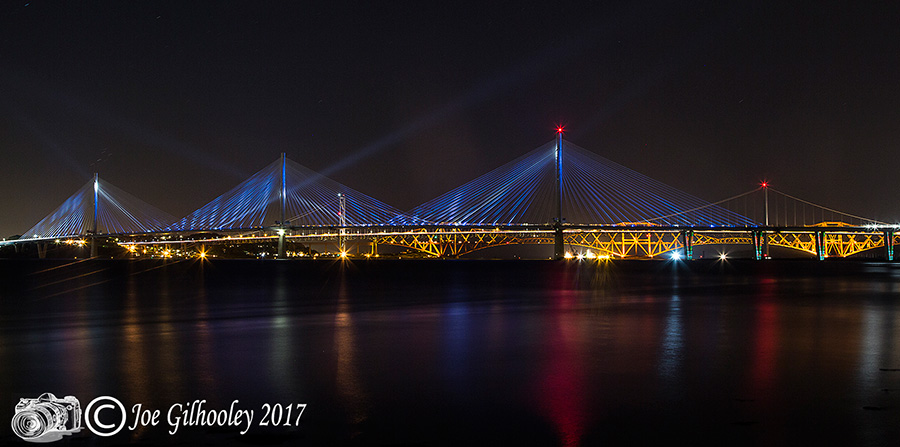 Opening of Queensferry Crossing - A Lightshow