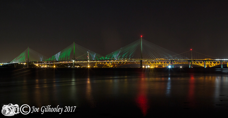 Opening of Queensferry Crossing - A Lightshow