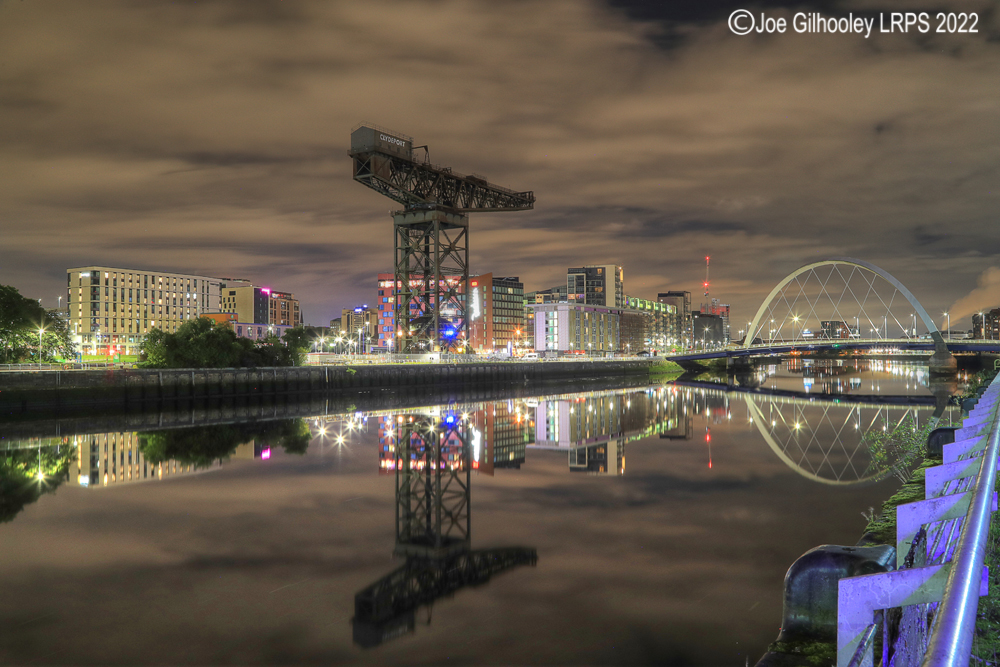 River Clyde -  The Finnieston Crane - The Squinty Bridge