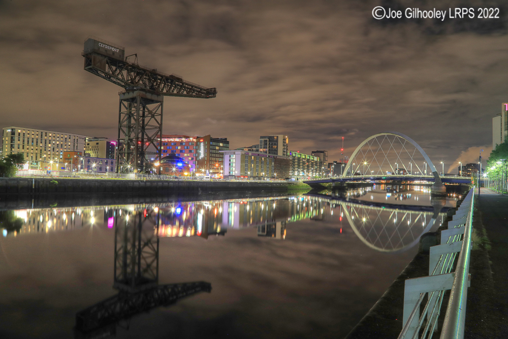 River Clyde -  The Finnieston Crane - The Squinty Bridge