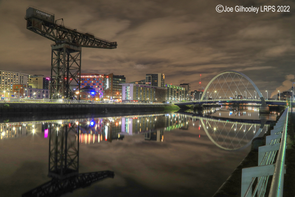 River Clyde -  The Finnieston Crane - The Squinty Bridge