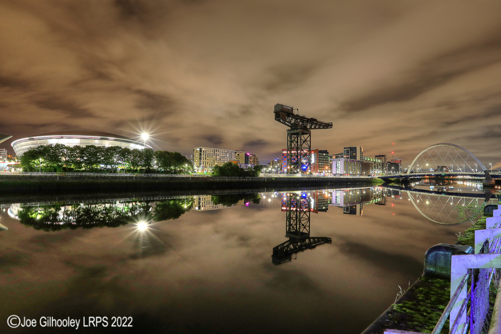 River Clyde - The Hydro, The Finnieston Crane and The Squinty Bridge