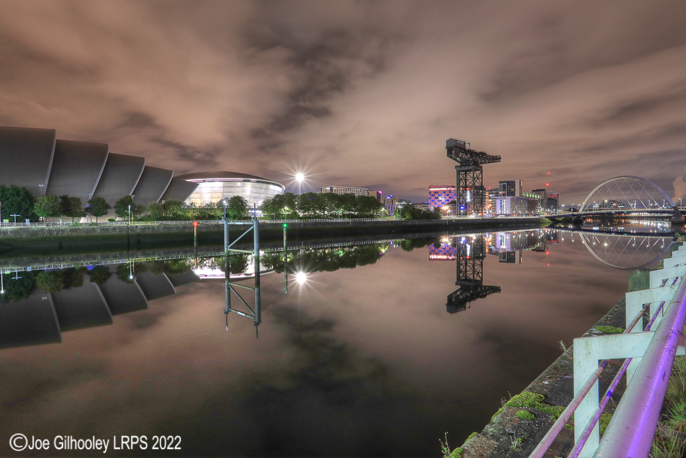 River Clyde - The Armadillo, Hydro , The Finnieston Crane and The Squinty Bridge