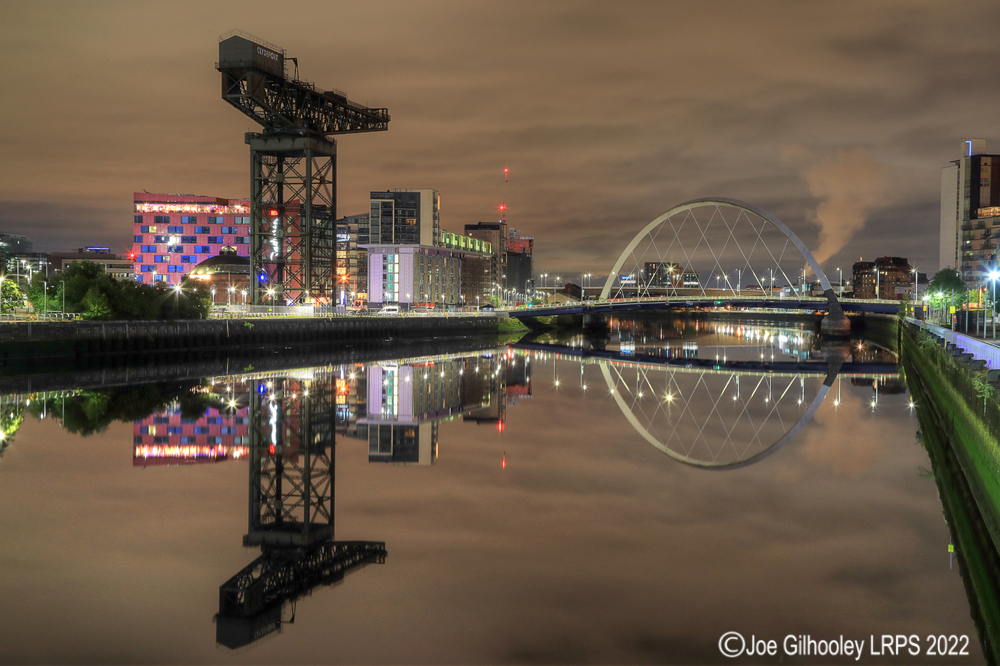 River Clyde - The Finnieston Crane and The Squinty Bridge