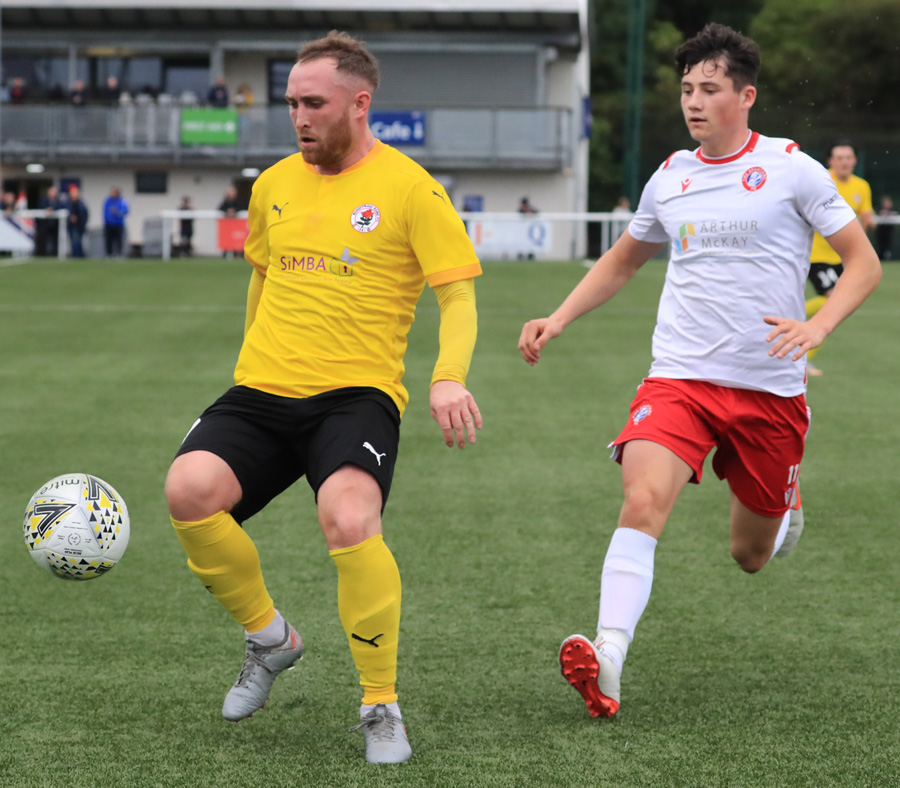 Bonnyrigg Rose players action shot Bonnyrigg Rose players action shot