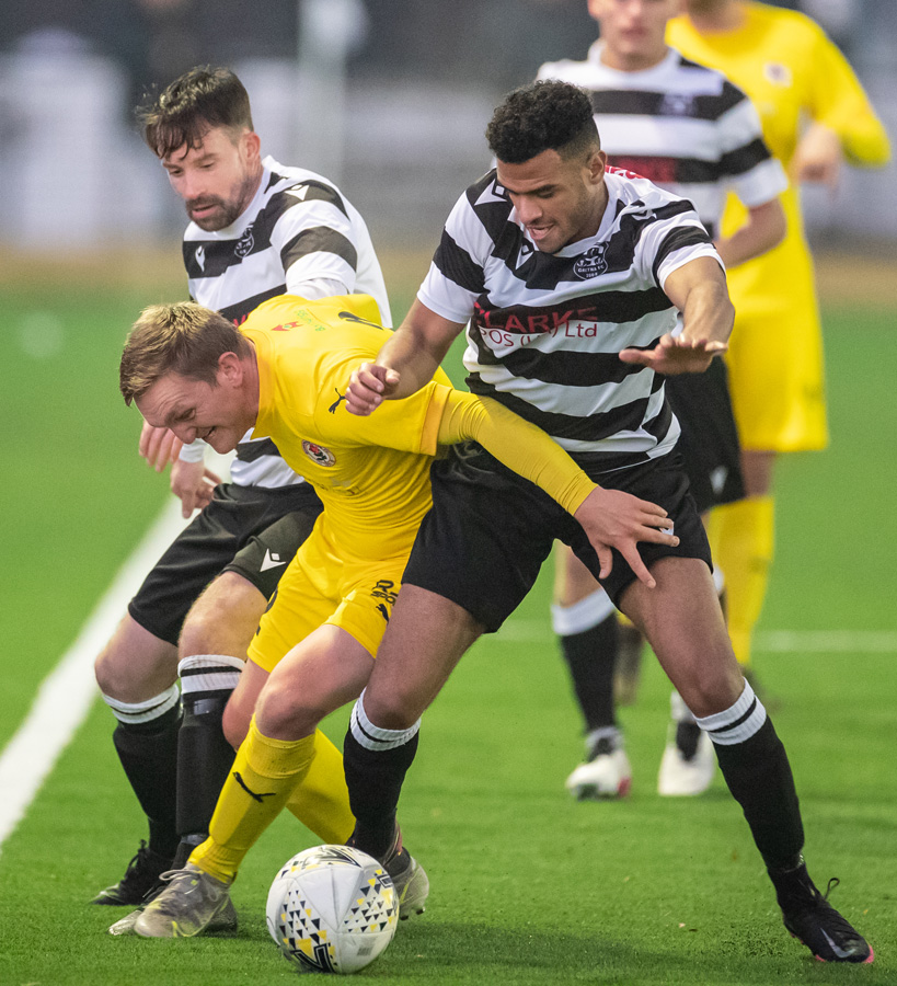 Bonnyrigg Rose players action shot Bonnyrigg Rose players action shot