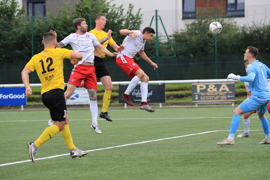 Bonnyrigg Rose players action shot Bonnyrigg Rose players action shot