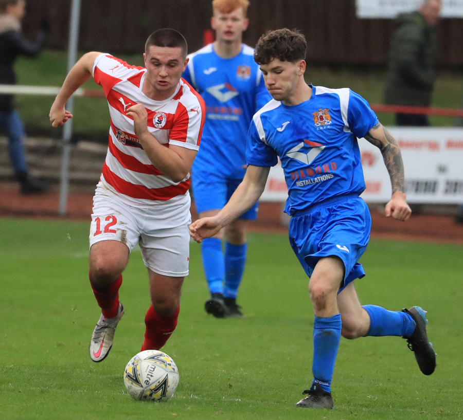 Bonnyrigg Rose players action shot Bonnyrigg Rose players action shot