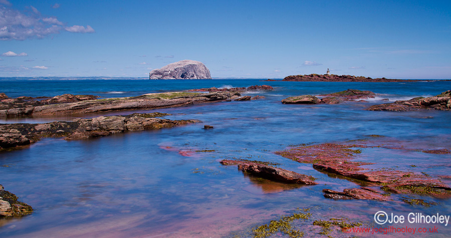 The Bass Rock from Seacliff Beach
