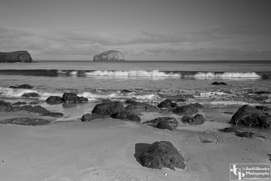 The Bass Rock from Seacliff Beach