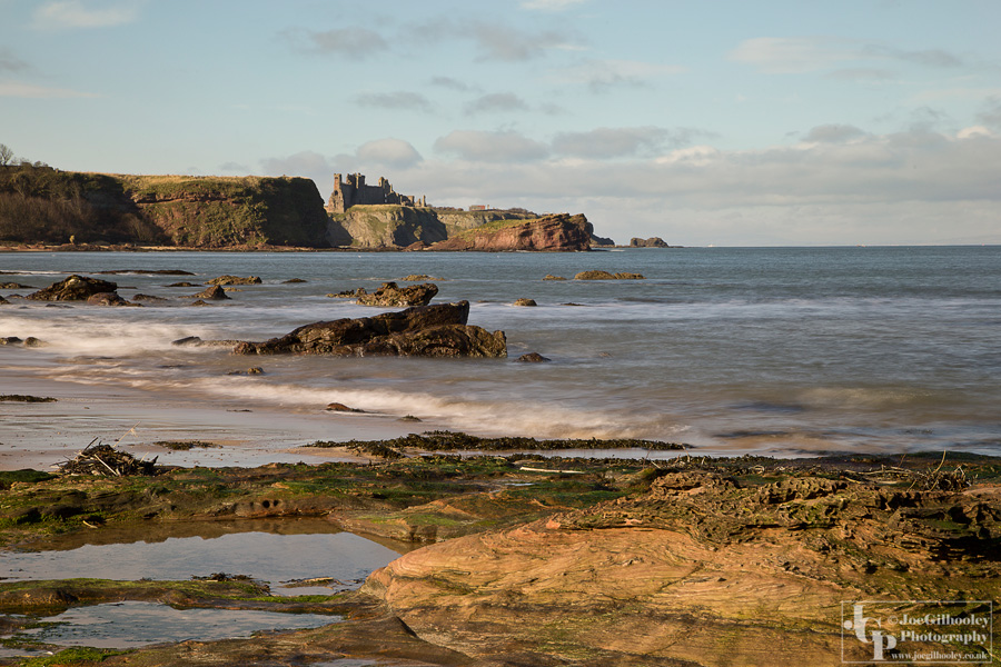 Tantallon Castle from Seacliff Beach