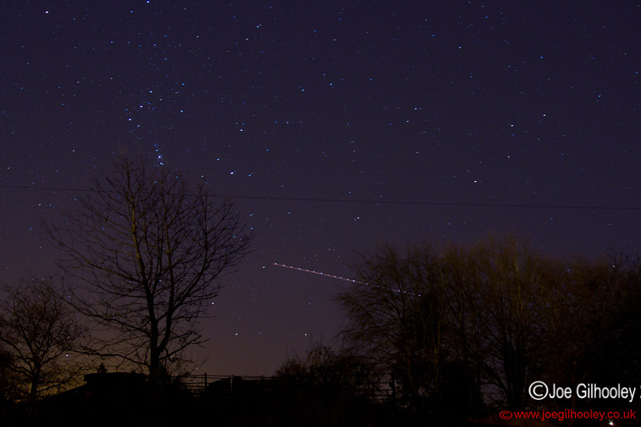 Photographing stars in night sky - Thursday 23rd January 2014