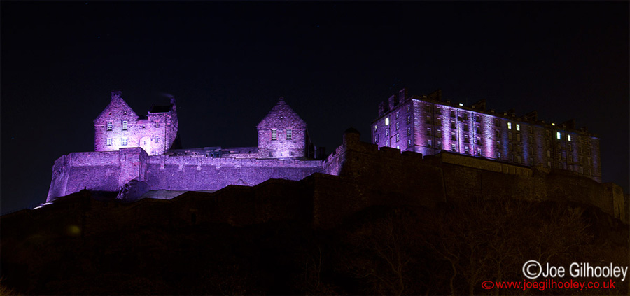 St Cuthbert's Graveyard Edinburgh by night