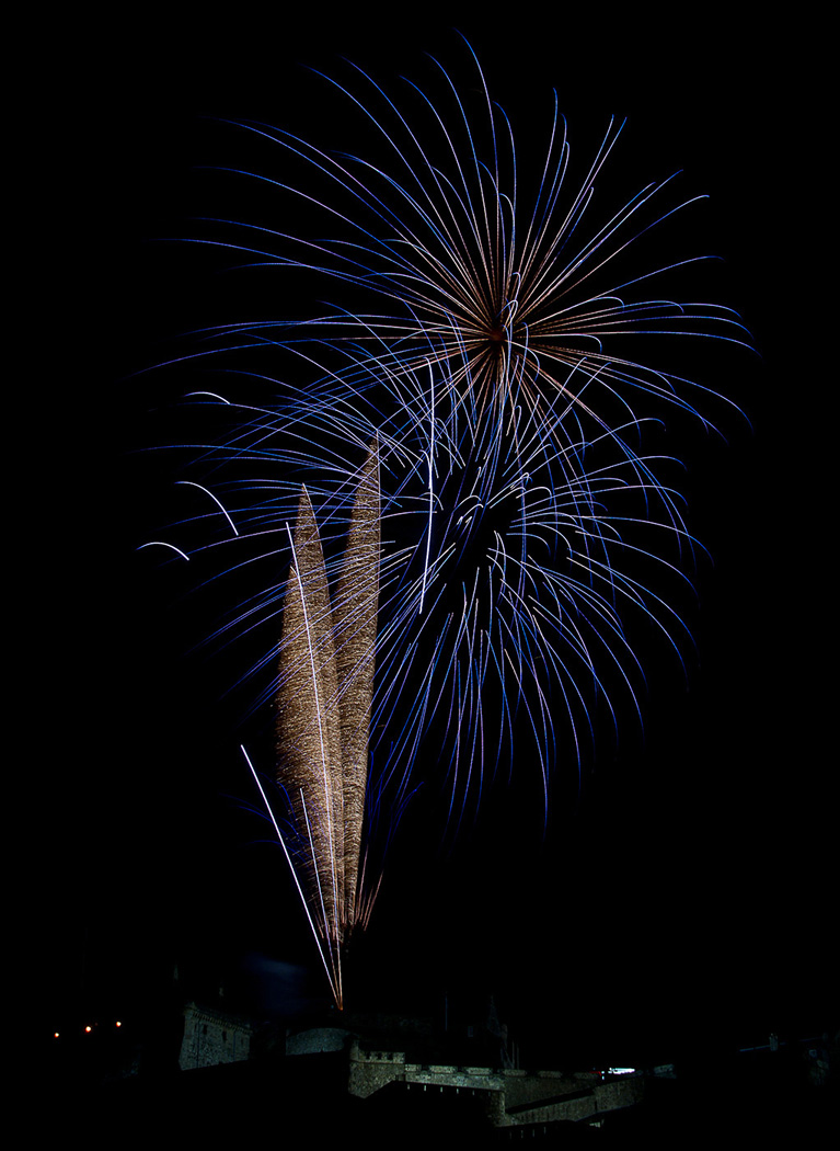 Edinburgh Tattoo Fireworks - 13th August 2013